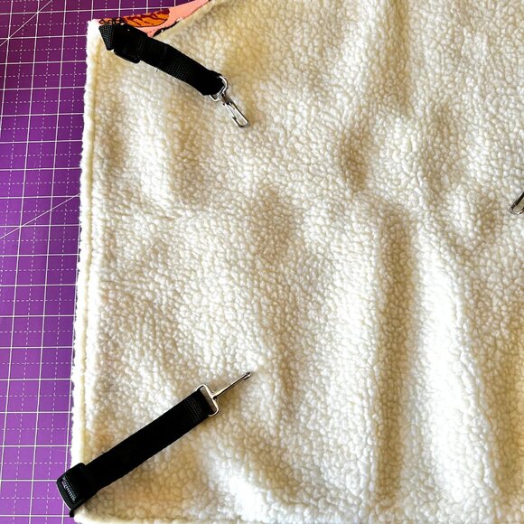 NWOT Pet Hammock * PINK CATS PRINT with straps BRAND NEW - Picture 4 of 11